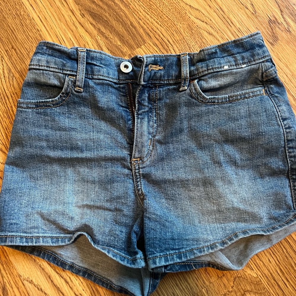 High rise mini mom shorts from Abercrombie Kids.